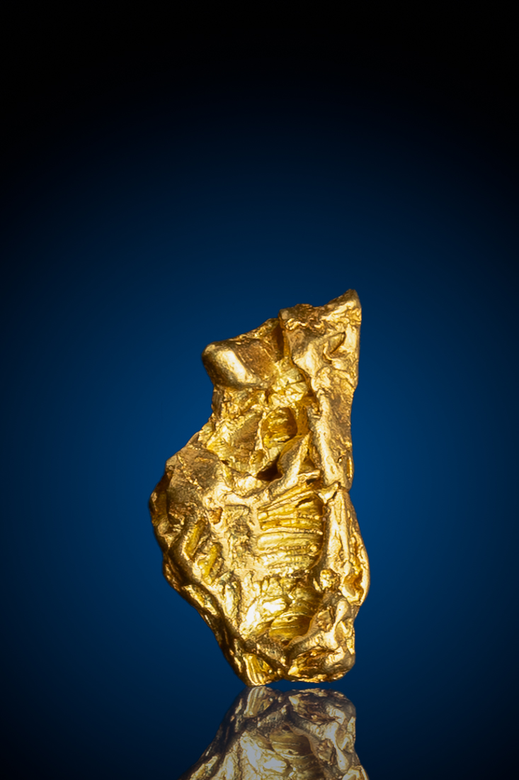(image for) Brilliant, Hoppered Yukon Gold Crystal - 2.29 grams